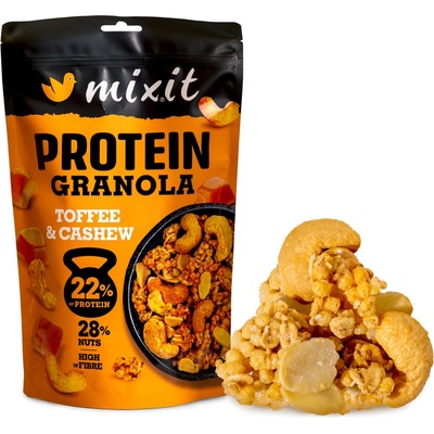Mixit Proteinová granola z pece Toffee a kešu 350 g