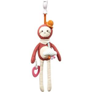 BabyOno Образователна играчка за количка Babyono Play More - Ленивецът Леон (5901435413128)