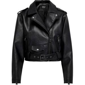 ONLY Яке onllouie faux leahter biker otw