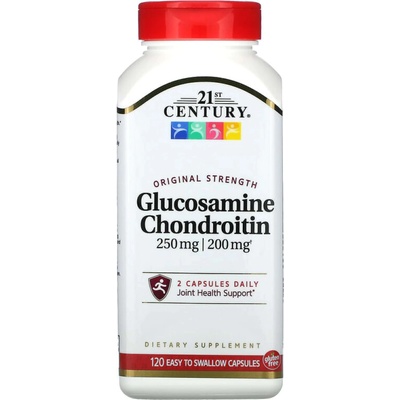 21st Century Glucosamine Chondroitin, 120 капсули, 21st Century (9152)