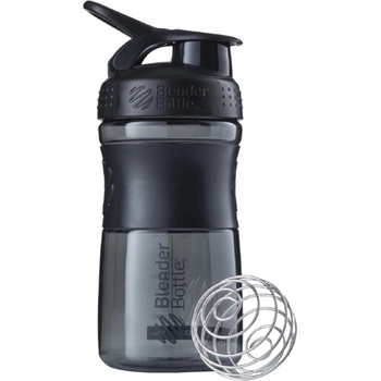 BlenderBottle Sport Mixer Blender 590 ml / Различни цветове [590 мл] Черен със синя капачка