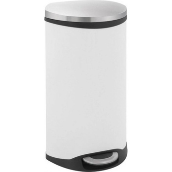 EKO-Europe EKO Кош за отпадъци с педал SHELL - 30 литра - бял (EKO 921830 - White)