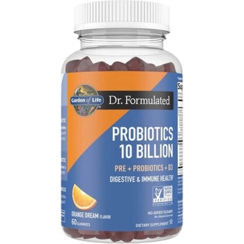 Garden of Life Dr. Formulated Probiotics 10 Billion [60 желирани бонбони] Портокал