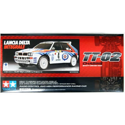 Tamiya Lancia Delta Integrale TT-02 Chassis stavebnice 1:10
