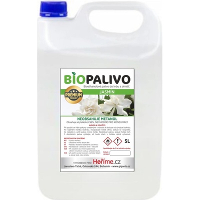 Hoříme Prémium Biolíh 5l Jasmín – Zboží Dáma