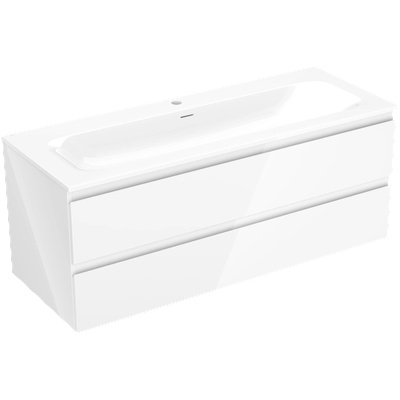 Orio шкаф за баня 120 см с мивка Vela, 2 чекмеджета, бял гланц - 91A10-12047-2-BFF00-W23M00 (91A10-12047-2-BFF00-W23M00)