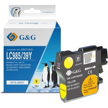 Compatible Глава за BROTHER - Yellow LC-985Y / LC-60Y - G&G (NP-B-0985Y)
