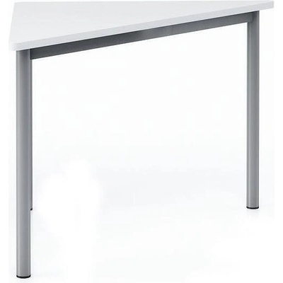 RFG Маса School Trapez 45 над VIII клаc - бял плот, сив метал - RFG