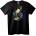 NOONEBRAND Тениска Аниме Лисица Киберпанк - 2XL, Black