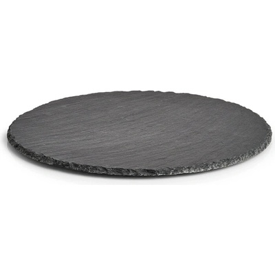 Sconto Servírovacia tácka CROWLE bridlica priemer 30 cm