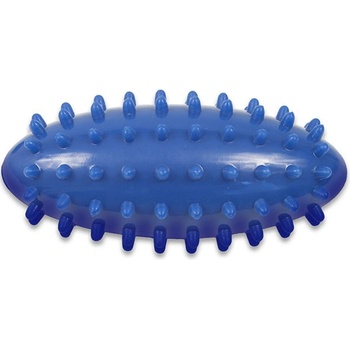 MVS masážní ježek vajíčko modré 12,5 x 4,5 cm