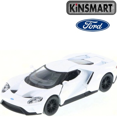 Kinsmart 2017 Ford GT bílý 1:38