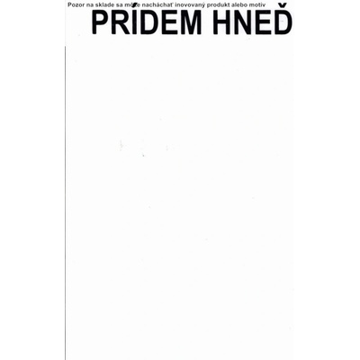 Piktogram ,,Prídem hneď,, 4x21,2 cm PLAST