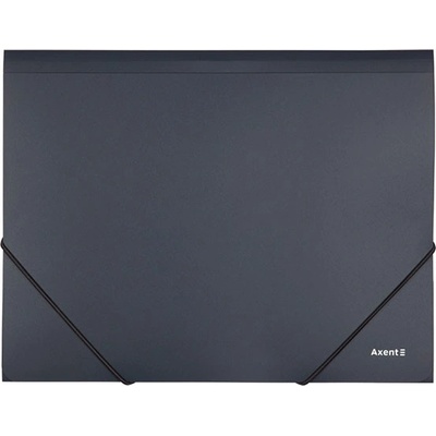 Папка PP с ластик A4 Axent-2 Сив (A4)