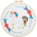 Docrafts Kreatívna sada výšivka jednorožec