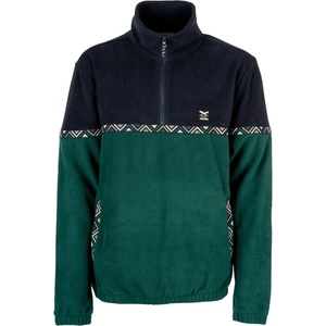 IRIEDAILY Мъжки поларен пуловер Iriedaily Monte Noe Troyer Fleece jumper - Blue / Green - размер XXL (005-4868-0615)