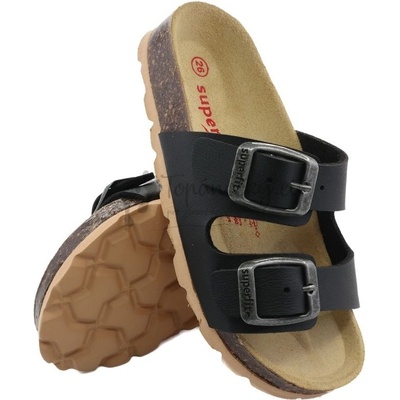 SUPERFIT Detské ortopedické šľapky 0-800111-0000 čierna