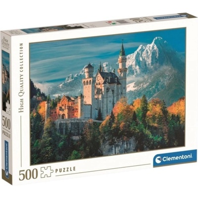 CLEMENTONI Hrad Neuschwanstein 500 dílků