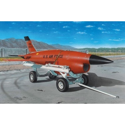 Plus Model Firebee BQM 34 with transpoprt cart 1:72