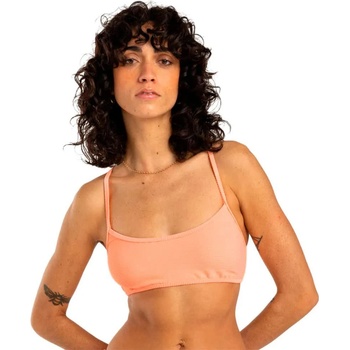 Billabong Tanlines Lace Up bikini top - Orange (Peach Tart)