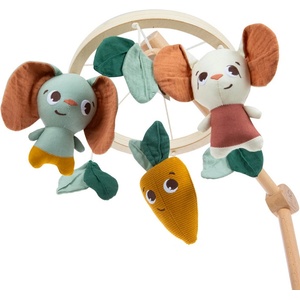 Tiny Love Еко Дървена въртележка TINY LOVE Garden of Adventures, 0-5м (Wooden Mobile)
