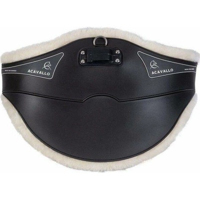 Acavallo Podbřišník Studguard Gel & PVC s beránkem Eco Wool Hnědá