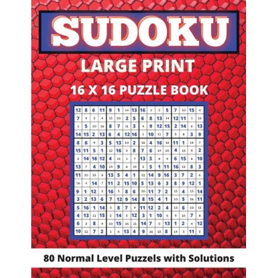 Sudoku Large Print 16x 16
