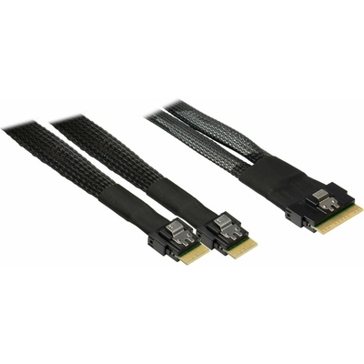 Inter-Tech (SFF-8654 8i) Slim SAS na 2x (SFF-8654 4i) Slim SAS, 0,7m 88885662