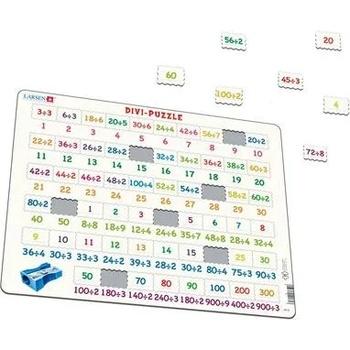 Image 1 of Larsen - Образователен детски пъзел - Делене - 58 части (AR9)