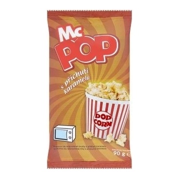 Mc Pop Popcorn s příchutí karamelu 90g