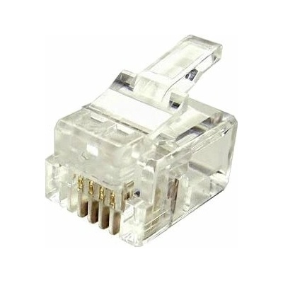 DATACOM Konektor RJ11 UTP lanko 6p4c bal.10ks, 4111