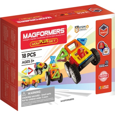 Magformers WOW PLUS SET 18 ks – Zbozi.Blesk.cz