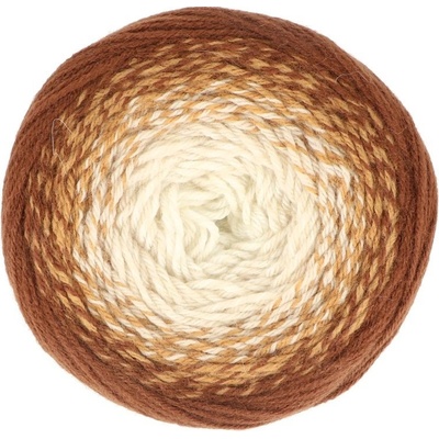 YarnArt Flowers Merino 537 hnědo krémová