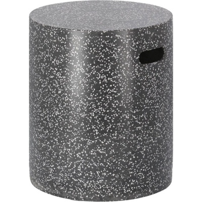 Kave Home Černý cementový odkládací stolek LaForma Jenell 35 cm