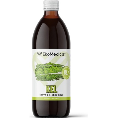 EkoMedica SK Kel šťava z listov Kelu 99,5% 500 ml