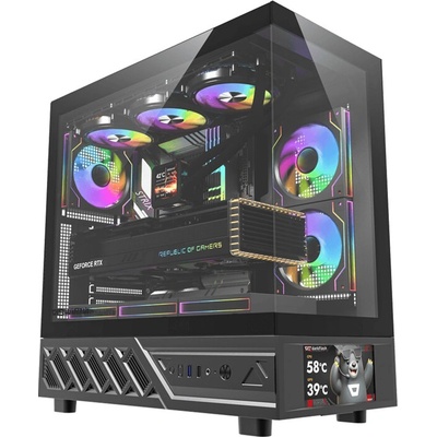 darkFlash DS950V Black + 6 fans
