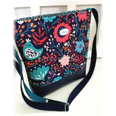 Crossbody Ptáčci na modré