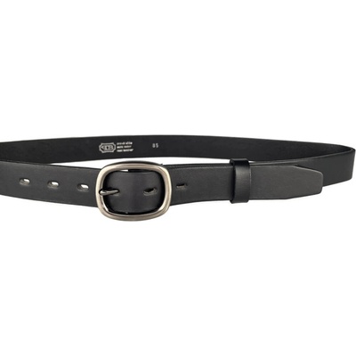 Penny Belts dámský kožený opasek 30-192-63 černý