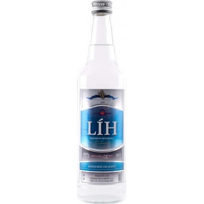 Líh konzumní 80% 0,5 l (holá láhev) – Zboží Dáma