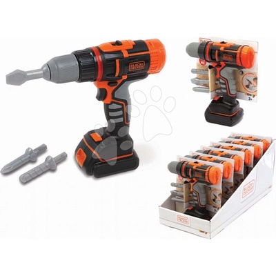 Black&Decker Elektronická vrtačka Smoby s nástavci se světlem