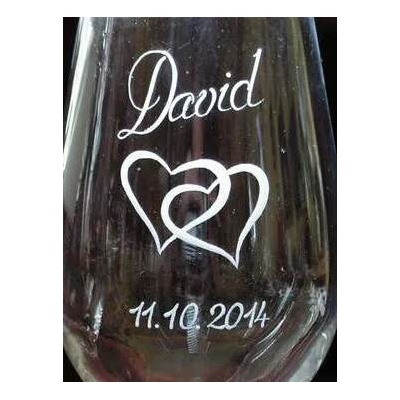Rytiskla cz SVATEBNÍ SKLENICE DEKOR VZ0494 j hh d např 500 ml