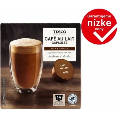 Tesco Café au Lait 16 kapsúl 160 g