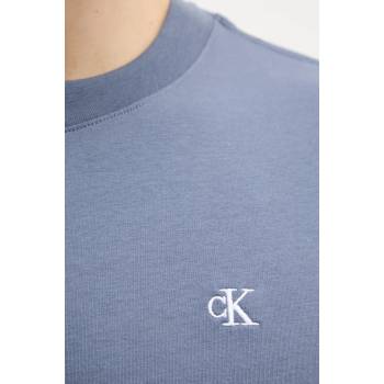 Calvin Klein Jeans Памучна тениска Calvin Klein Jeans в сиво с принт J30J327473 (J30J327473)