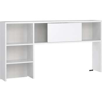 Надстойка за бюро Function Plus с плъзгаща врата Бял