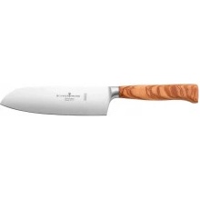 Schwertkrone Olivewood Santoku japonský nůž 18 cm