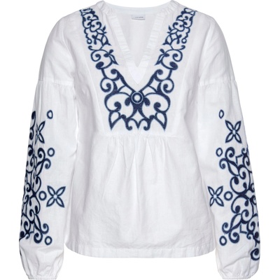 LASCANA Блуза бяло, размер 44