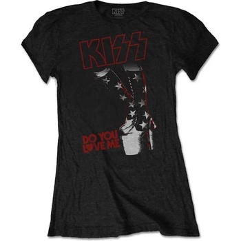 Image 1 of Kiss Do You Love Me Black XL Дамски Риза (KISSTS03LB04)