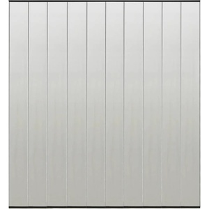 vidaXL Комарник за врата с мрежеста завеса от 10 части черен 240x240 см (148712)