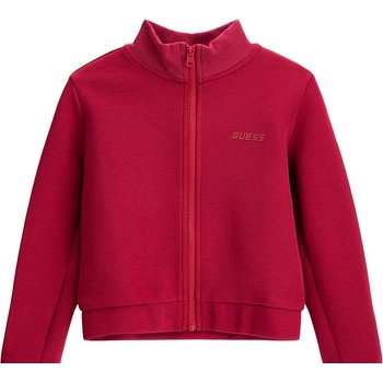 Image 1 of GUESS Спортен суичър за момиче в бордо с контрастни ивици Guess