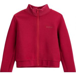 GUESS Спортен суичър за момиче в бордо с контрастни ивици Guess